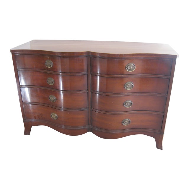 Drexel Travis Court Vintage Mahogany Bedroom Dresser | Chairish