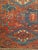 Late 19th Century Antique Caucasian Soumak Area Rug, Handwoven Wool, Allover Geometric Pattern, Red & Blue, 5x7 For Sale - Image 5 of 8