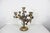 Vintage Gilded Gilt Gold Metal Candelabra Baroque Italian or Hollywood Regency For Sale - Image 17 of 18