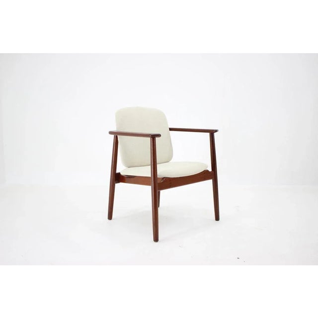Børge Mogensen Model 165 Teak Armchair by Børge Mogensen for Søborg Furniture, 1960s For Sale - Image 4 of 11
