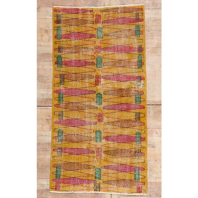 Zeki Muren Vintage Turkish Sivas Rug, 03'08 X 07'01 For Sale - Image 10 of 10