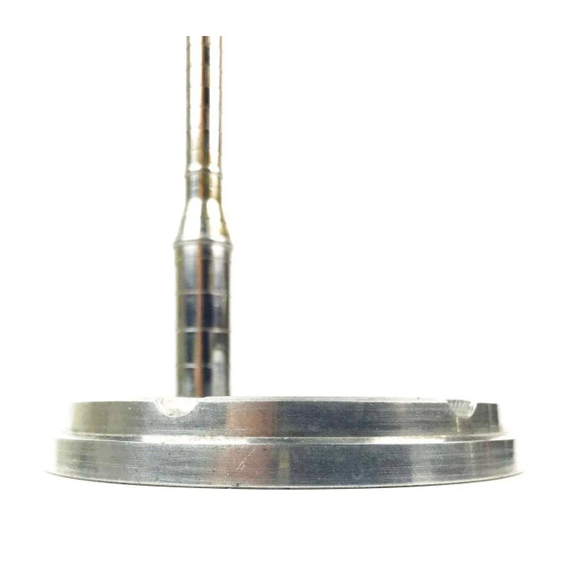 Metal 1940s Tower Chrome Ashtray For Sale - Image 7 of 10