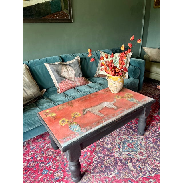 Vintage Painted Coffee Table, 1970s For Sale - Image 10 of 11
