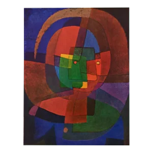 1940s After Paul Klee "Dynamism of a Head", First Edition Swiss Offset Lithograph