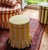 Contemporary Citron Aurora Ottoman by Ceraudo For Sale - Image 3 of 6