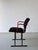 Black and Red Armchair by Yrjö Kukkapuro for Avarte, 1980s For Sale - Image 3 of 8