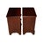 1960s Mid 20th Century Carl Forslund Three Drawer Side Table Chest Nightstands in Cherry - A Pair For Sale - Image 5 of 11