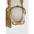 Visual Comfort Chapman & Myers for Visual Comfort Signature Gracie Tall Bracketed Sconce in Antique-Burnished Brass with White Glass For Sale - Image 4 of 10