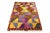 1950s Vintage Tulu Rug With Colorful Geometric Diamond Patterns, From Rug & Kilim For Sale - Image 5 of 8