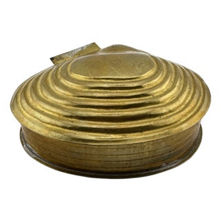 Brass Shell Trinket Box For Sale