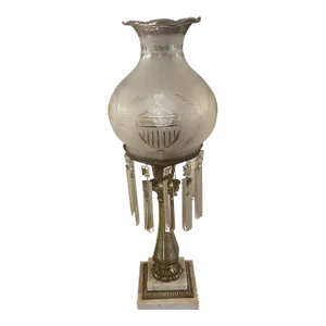 Early 19th Century American Sinumbra Lamp Attr. To H. N. Hooper