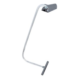 1970s Peter Hamburger "Crylicord" Lucite and Chrome Floor Lamp For Sale