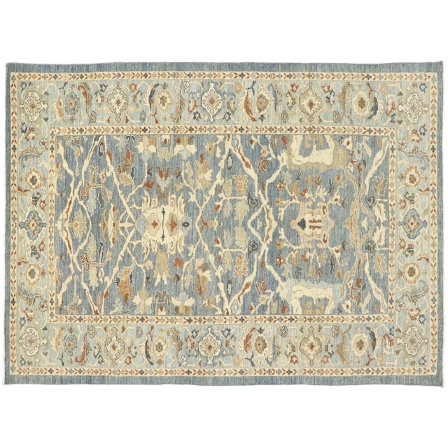 Persian Sultanabad Rug, 09'00 X 12'02 For Sale - Image 9 of 10