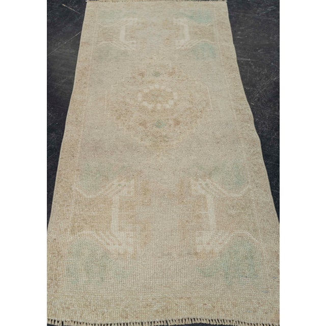 Turkish Mini Rug Oriental Hand Knotted Vintage Rug 1'7" x 3'4" #21264 Explore a curated collection of hallway runners,...
