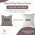 Not Yet Made - Made To Order Fabdivine Block Print Pillow Cover Kusum Linen Blend- 12x20 For Sale - Image 5 of 5