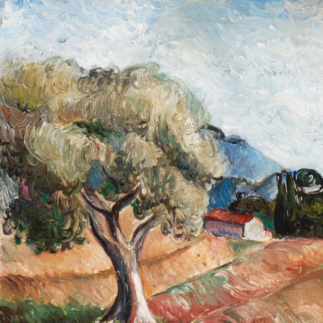 'Spring in Provence' by Chérie-Anne-Charles Fargue, 1927, Paris, Salon D'Automne, Post-Impressionist Woman Artist For Sale In Monterey, CA - Image 6 of 12