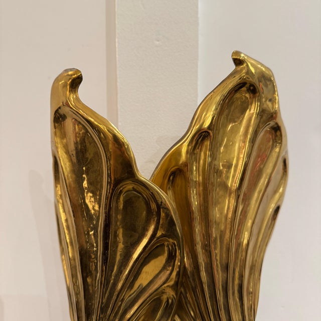 1970s 1970s Single Modernist Sconce by Tommaso Barbi For Sale - Image 5 of 6