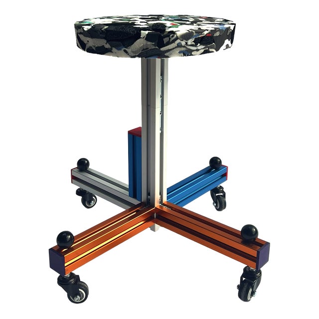 Techno Stool by Stromboli Design For Sale