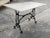 Metal Authentic French Iron & Stone Bistro Table For Sale - Image 7 of 10