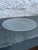 Glass plate with textured bubbles on the underside design by Jan Sylwester for Drost, Poland. The plate is not marked.