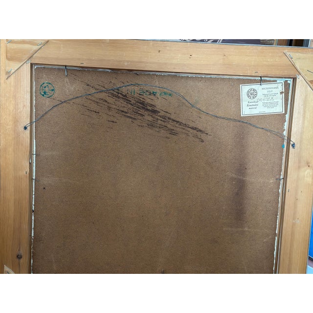 Erik Heinertz, Collective with Youthful Face, 1960s, Oil on Panel, Framed For Sale - Image 10 of 17