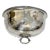 Vintage Silverplate Meat Dome Converted to Wall Pocket/Planter With Ornate Engraving, Including Pegasus For Sale