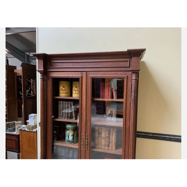Antique Gründerzeit Display Bookcase, 1880 For Sale - Image 9 of 10