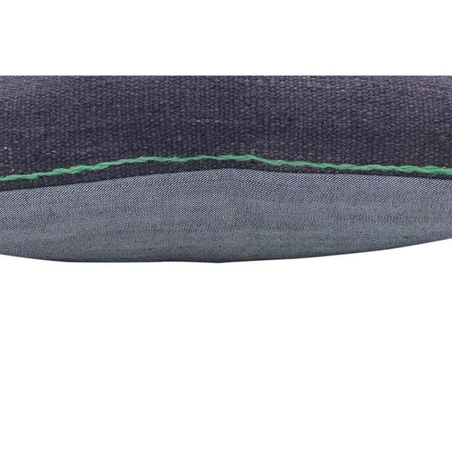 Textile Dunbar Kilim Suzani Handmade Pillow For Sale - Image 7 of 9