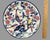 Vintage Hand Painted Colorful Floral Birds Asian Platter, Japan For Sale - Image 6 of 9