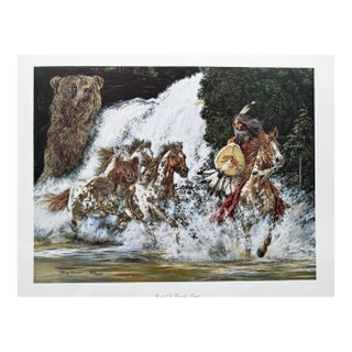 "Spirit of Grizzley Creek" by Judy Larson 1994 Signed/Numbered Edition 430/2500 For Sale