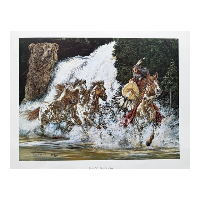 "Spirit of Grizzley Creek" by Judy Larson 1994 Signed/Numbered Edition 430/2500 For Sale