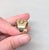 Vintage 1960s Signed Napier Goldtone Oval Faux-Emerald Adjustable Ring For Sale - Image 11 of 12