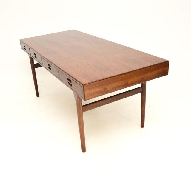 Vintage Danish Desk attributed to Nanna Ditzel for Soren Willadsen, 1960s For Sale - Image 4 of 12