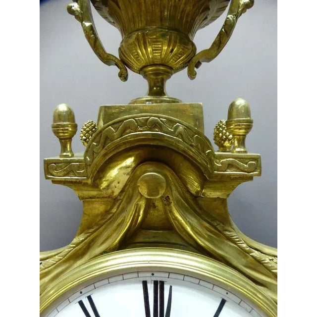 Antique Clock by Gilles Martinot For Sale - Image 9 of 13