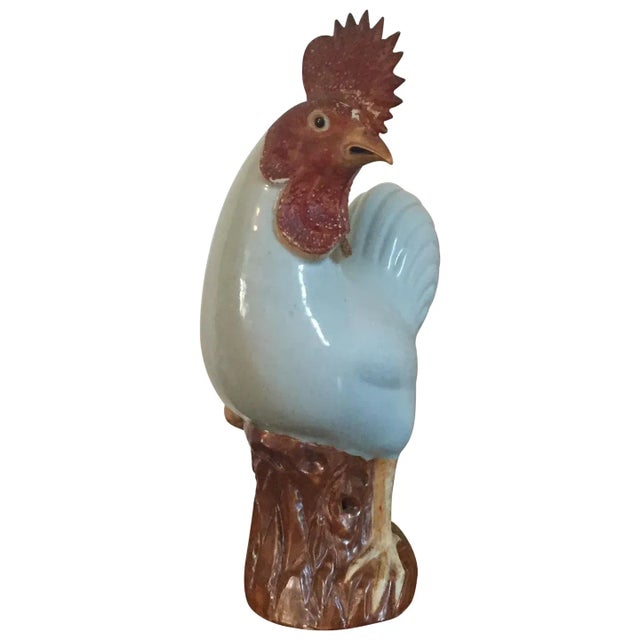 18th Century Chinese Porcelain Model of a Rooster, Cockerel or Chicken For Sale - Image 10 of 10