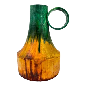 Mid 20th Century Marcello Fantoni Studio Monumental Tuscan Ewer, Ceramic Vase or Pitcher, Italy