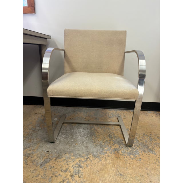1960s Mies Van Der Rohe Brno Flat Bar Chairs by Treitel-Gratz, Set of 6 For Sale - Image 13 of 18