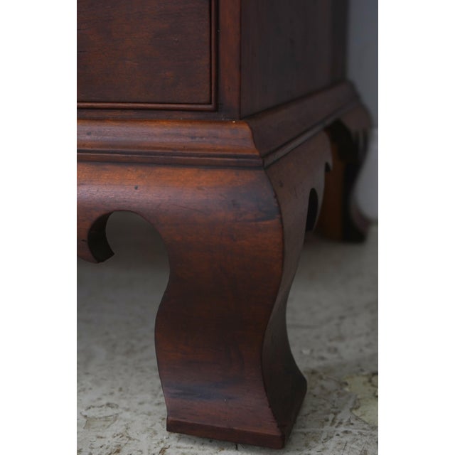 Wood Antique 18th Century Cherry Chest on Chest Highboy For Sale - Image 7 of 15