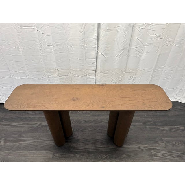 Rh Oslo Cylinder Console Table — 60" For Sale - Image 12 of 18