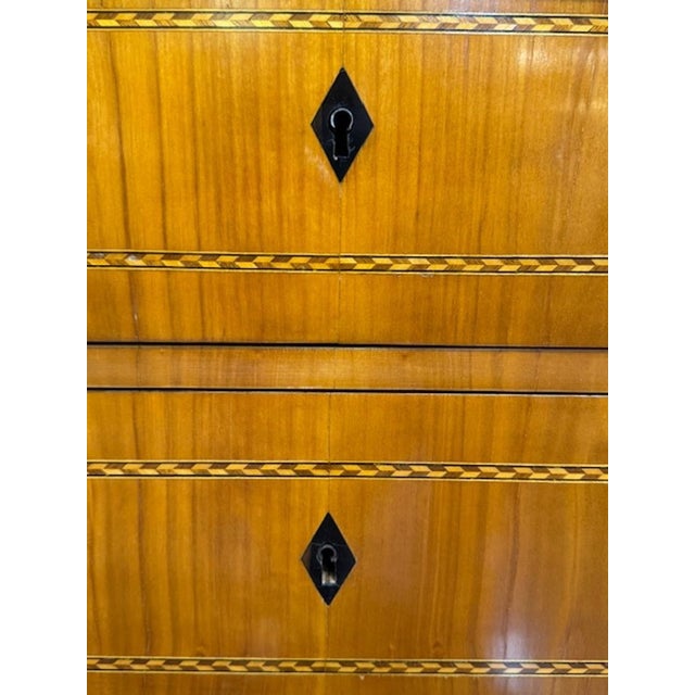19th Century German Biedermeier Fruitwood Commode For Sale In Dallas - Image 6 of 6