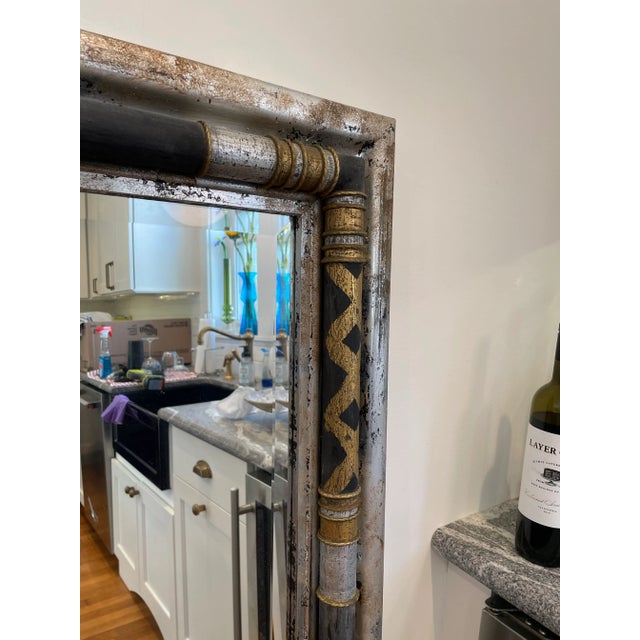 Vintage John-Richards Modern Neoclassical Decorative Wall Mirror For Sale In New York - Image 6 of 9