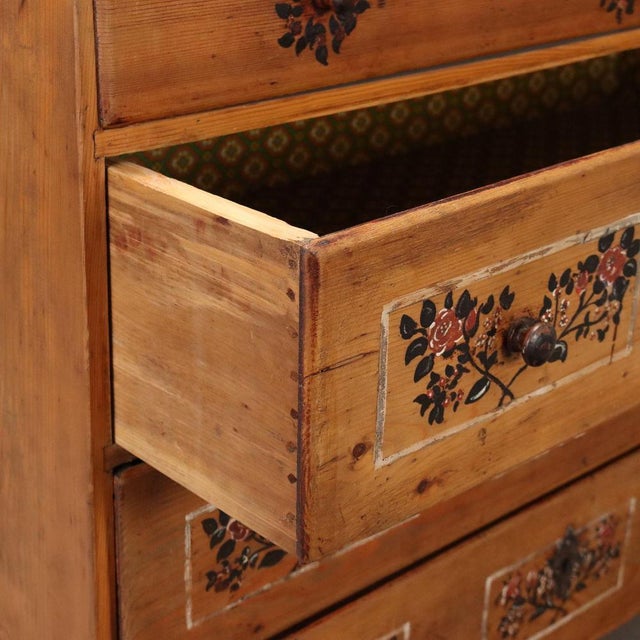Trentino Fir Chest of Drawers with Four Drawer Front For Sale - Image 6 of 11