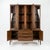 Wood Broyhill Saga Vintage Mid Century Modern Two Piece Buffet and Hutch China Cabinet C. 1960s, Attributed For Sale - Image 7 of 11