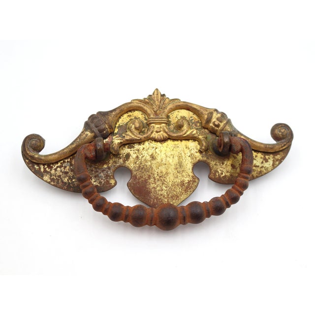 Set of Victorian 6.5 In. Brass Drawer Pulls For Sale - Image 4 of 7