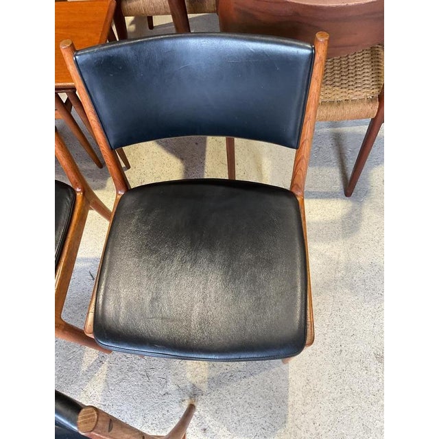 Mid-Century Danish Dining Chairs by Kai Lyngfeldt Larsen for Vejen Polstermöbelfabrik, Set of 6 For Sale - Image 4 of 18