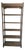 Mid-Century British Colonial Faux Bambo, Walnut and Woven Reed Estage or Bookcase For Sale