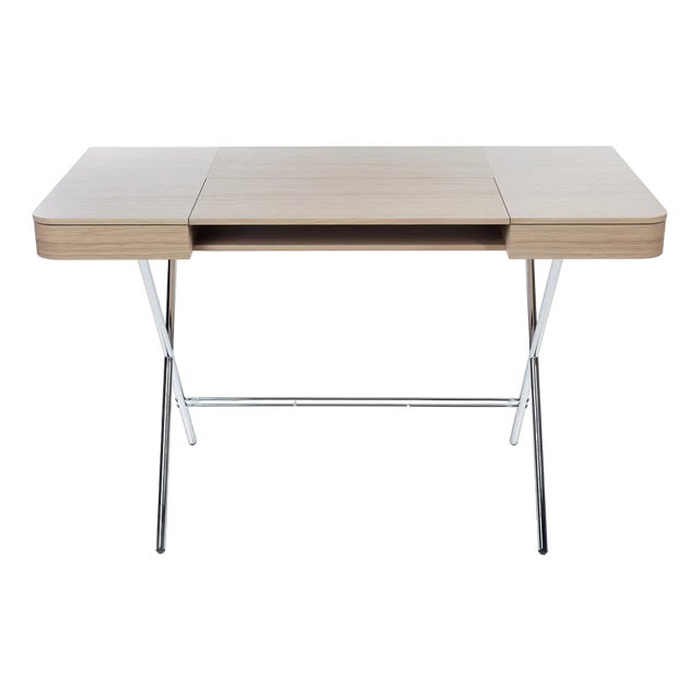 Cosimo Desk with Natural Oak Veneer Top by Marco Zanuso Jr. for Adentro, 2023 For Sale
