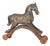Indian Artist, Horse on Wheels, 19th Century, Hand-Carved and Painted Wood For Sale
