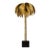 1970s French Brass Palm Tree Faux Bamboo Table Lamp in Style of Maison Jansen For Sale