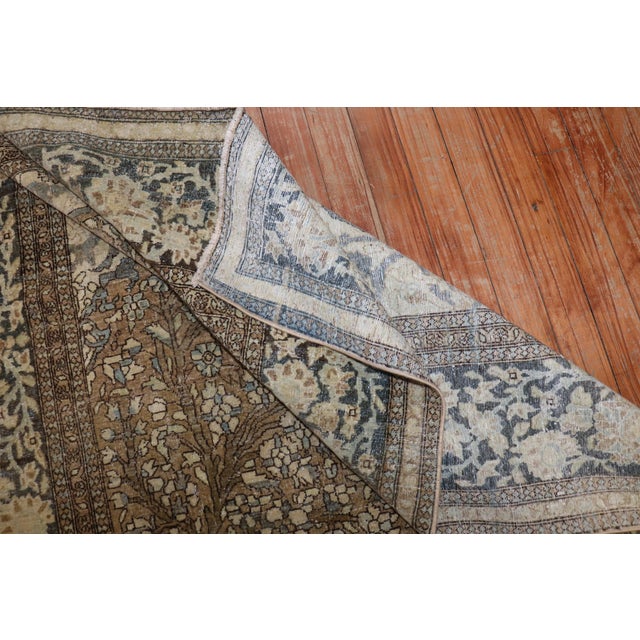 Antique Persian Isfahan Mihrab Prayer Carpet - 4'6" x 7'6" For Sale - Image 4 of 12